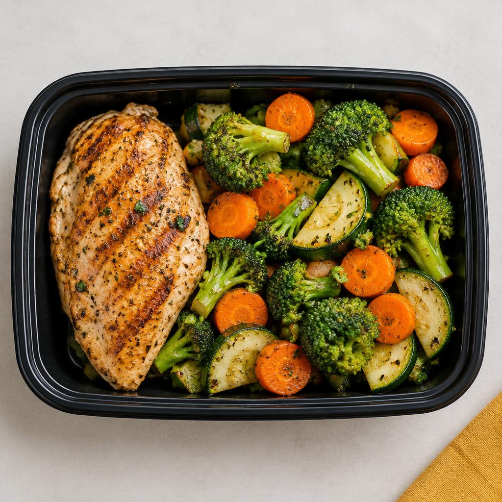 Frango com legumes